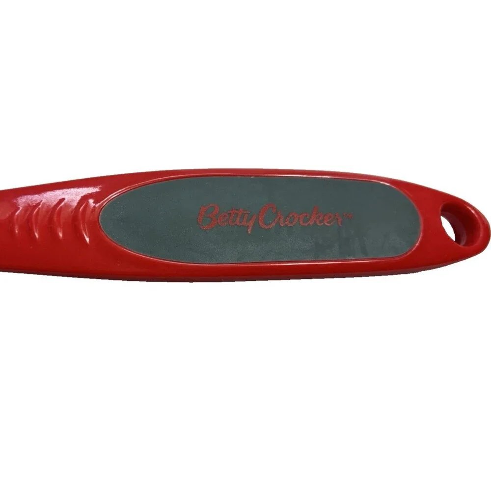 Betty Crocker Red Melamine Large Serving Spoon and Ladle 13.5